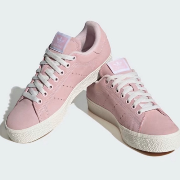 New Adidas Stan Smith SC IG0345 Clear Pink Women’s Sz 8 - Picture 5 of 16